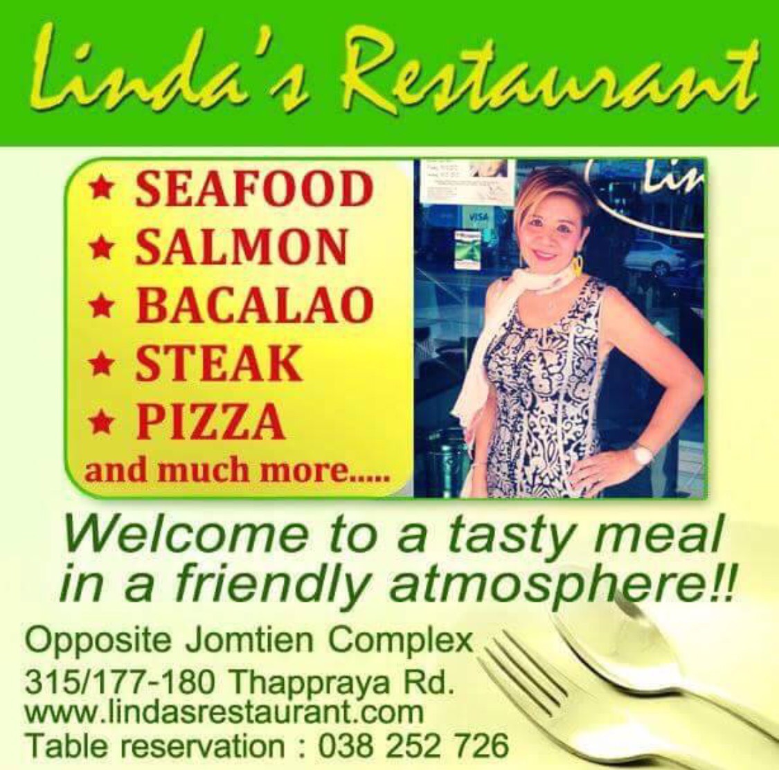 Linda's Restaurant Jomtien Beach