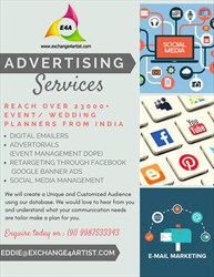 ADVERTISING SERVICES / REACH TO EVENT & WEDDING PLANNERS