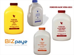 Forever Living Aloe Vera Gels (4 types ) available cashless on BIZpaye