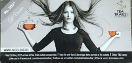 TEA TRAILS VOUCHERS ON BIZpaye