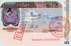 Non-Immigrant Visa Non 'O'Non 'B' and 'ED" at Laos