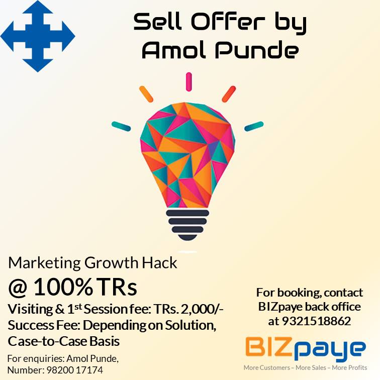Marketing Growth Hack @ 100% TRs 