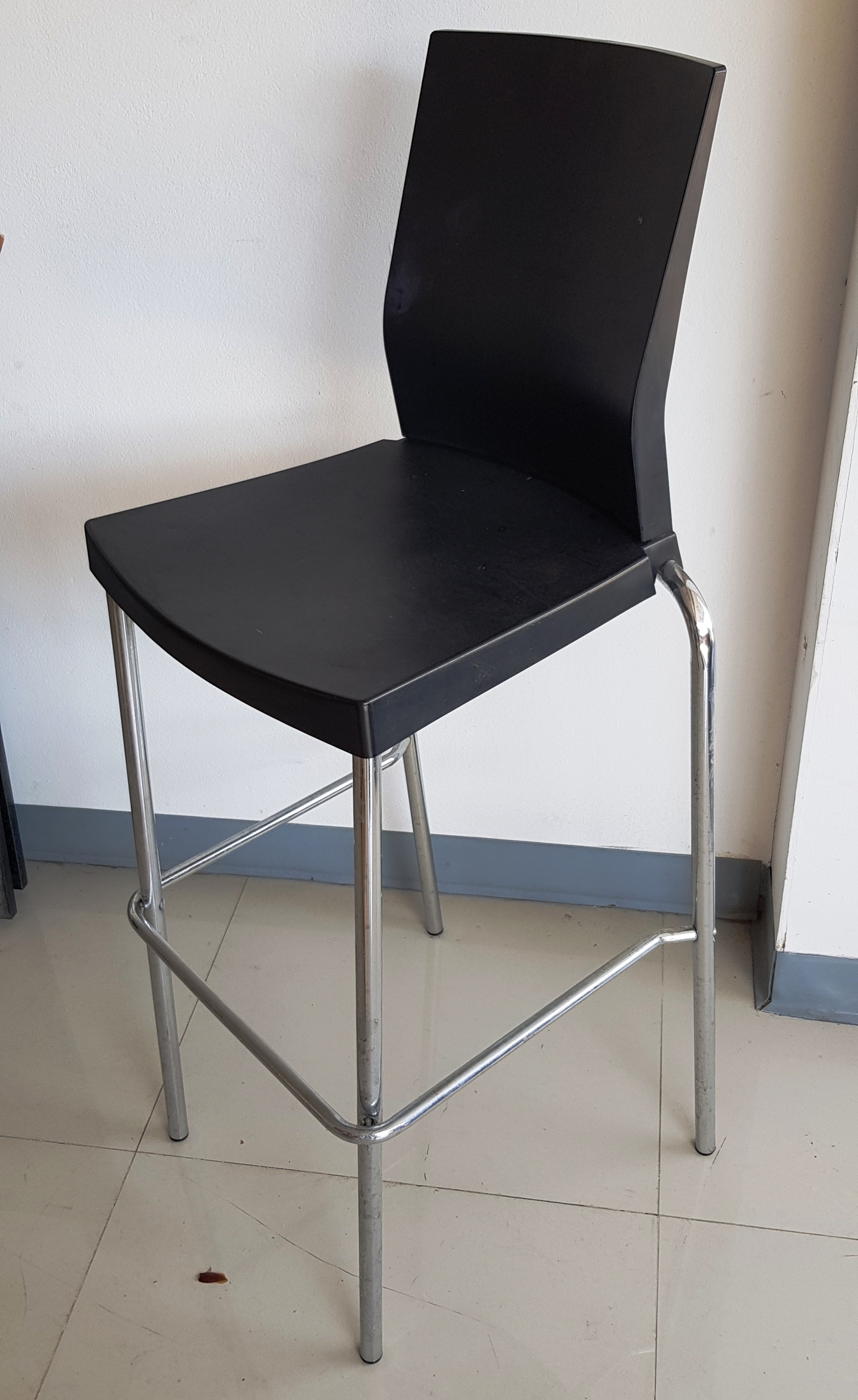 2 x Stainless Steel Bar Chairs