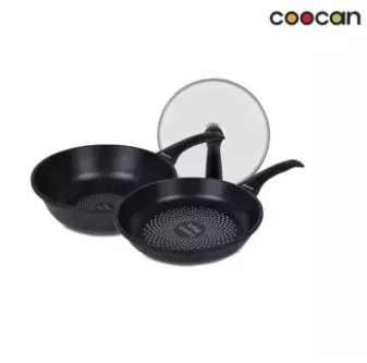 Coocan Luxury Black Pan Set 