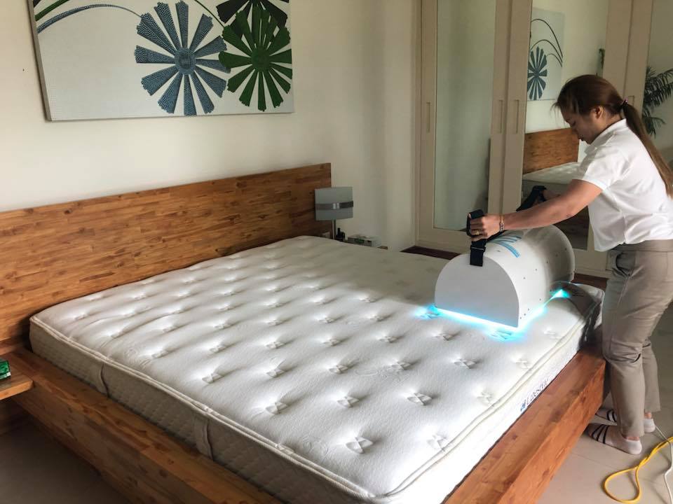 UV Clean bed and mattress