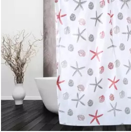 Bathroom Waterproof Fabric Bath Shower Curtain