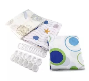 Bathroom Waterproof Fabric Bath Shower Curtain