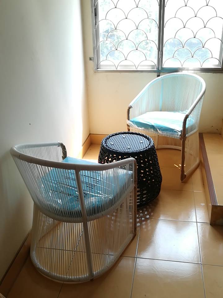 White Color - Indoor / Outdoor Poly Rattan Alfresco Set