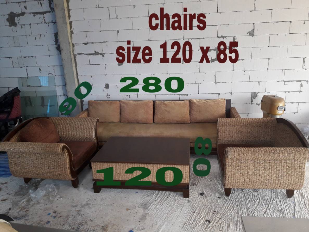 Large Rattan Sofa Sets