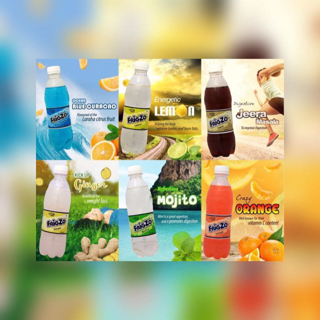 Areated Drinks , Brand Frigzo available on 100% Trs