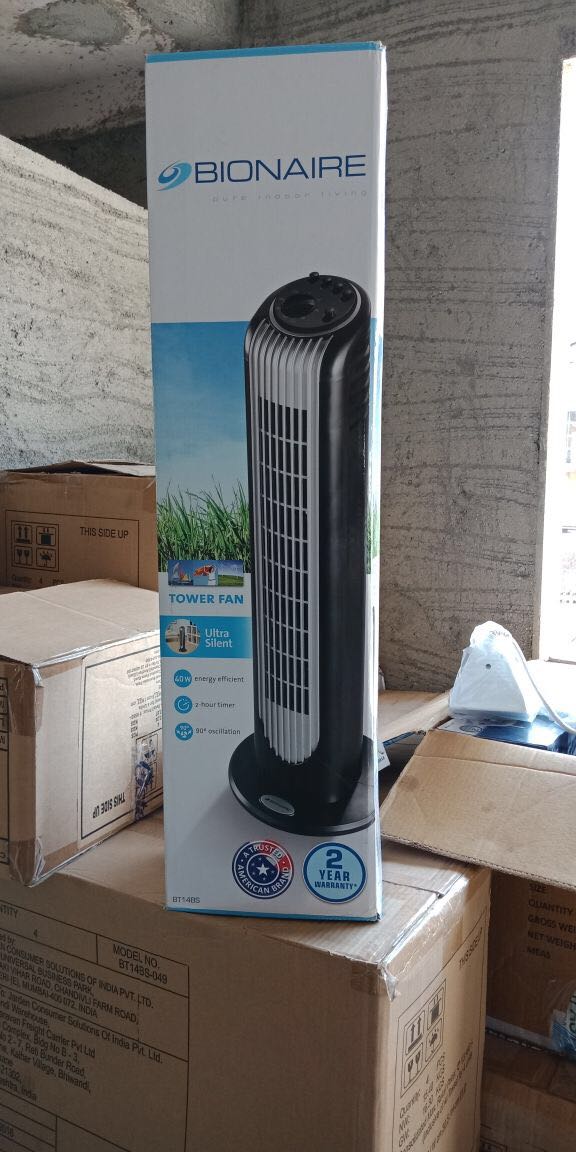 BIONAIRE TOWER FAN ON 65% TRS