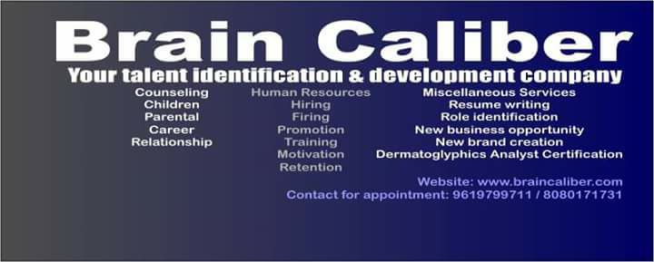 Dermatoglyphics Multiple Intelligence Analysis (DMIA) 