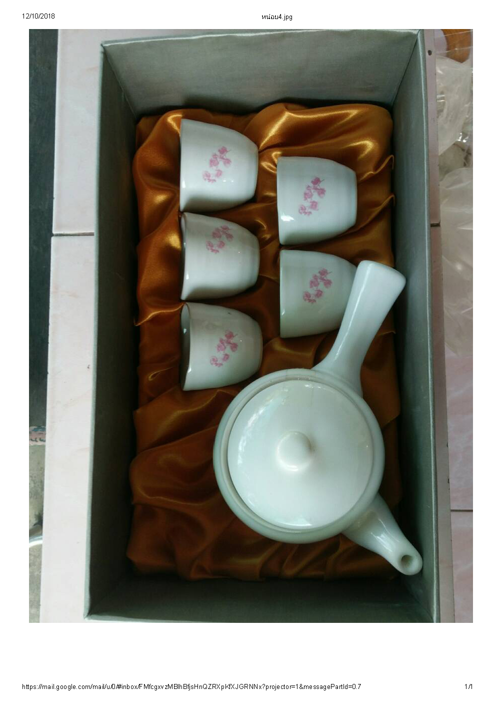 Ceramic Export with Thailand Packaged box set