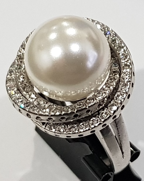 Beautiful 0.78 Cts Round Cut Diamond Ring In Silver Setting - Comes With Letter Of Authenticity