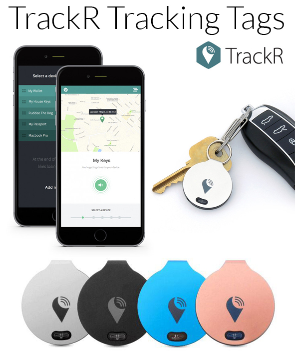 TrackR Tracking Tags - Track & Locate Using Your Mobile Phone