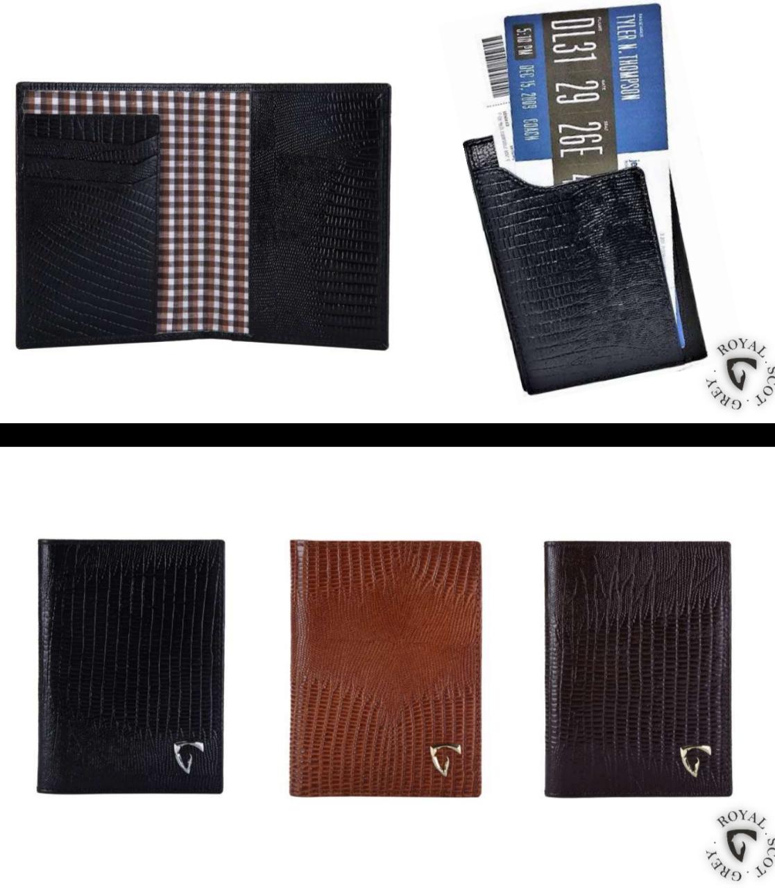 ROYAL SCOT GREY PASSPORT COVERS IS ON BIZPAYE AT 50% TRS