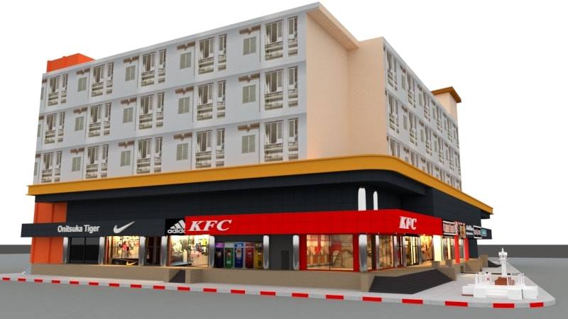 Empty Space for rent at Api Square Department Store, Chiang Rai 