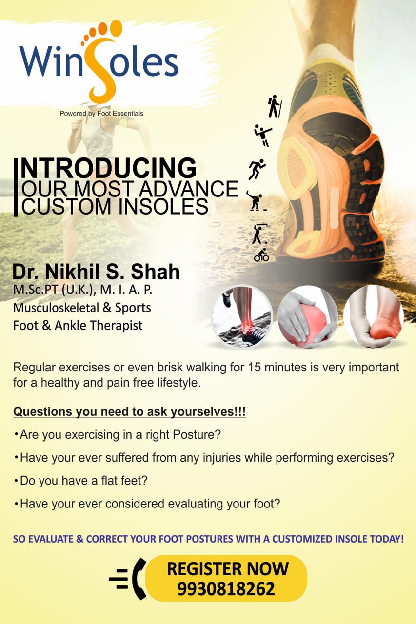 CUSTOMISED INSOLES & SANDALS ON 50% TRS AT KHAR BRANCH