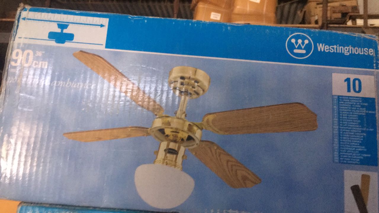 Westinghouse Ceiling Fan with Light on 70% BIZpaye Trs