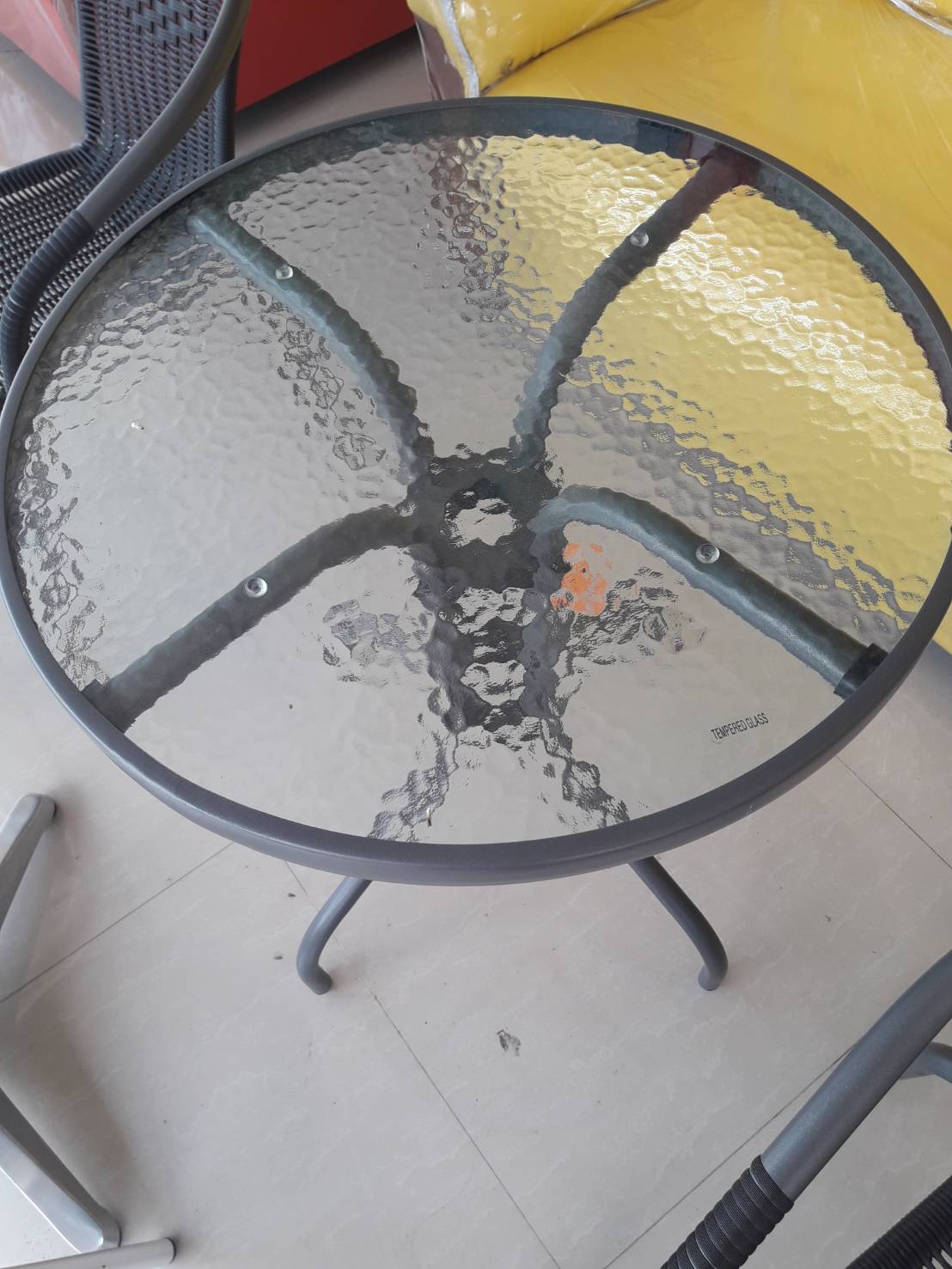 Rattan Chair & Table Set