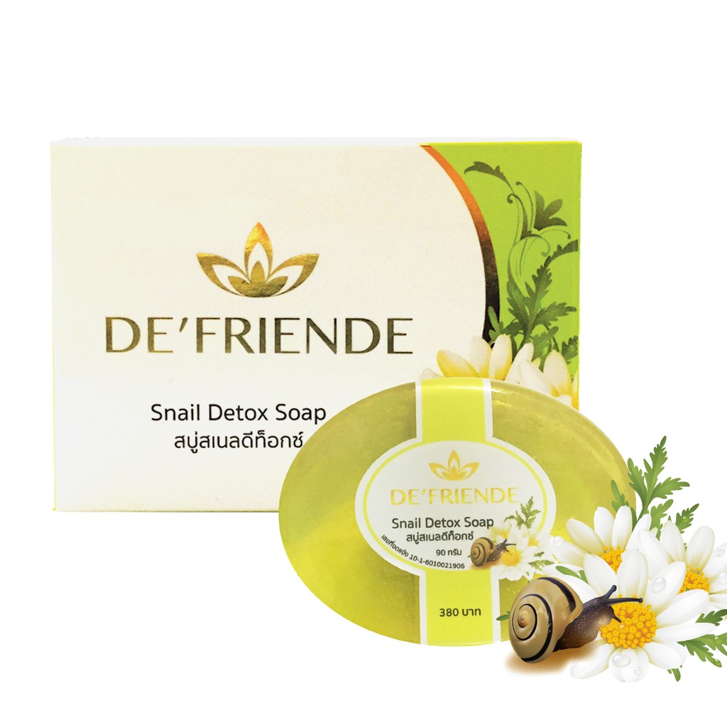De'friende Snail Detox Soap