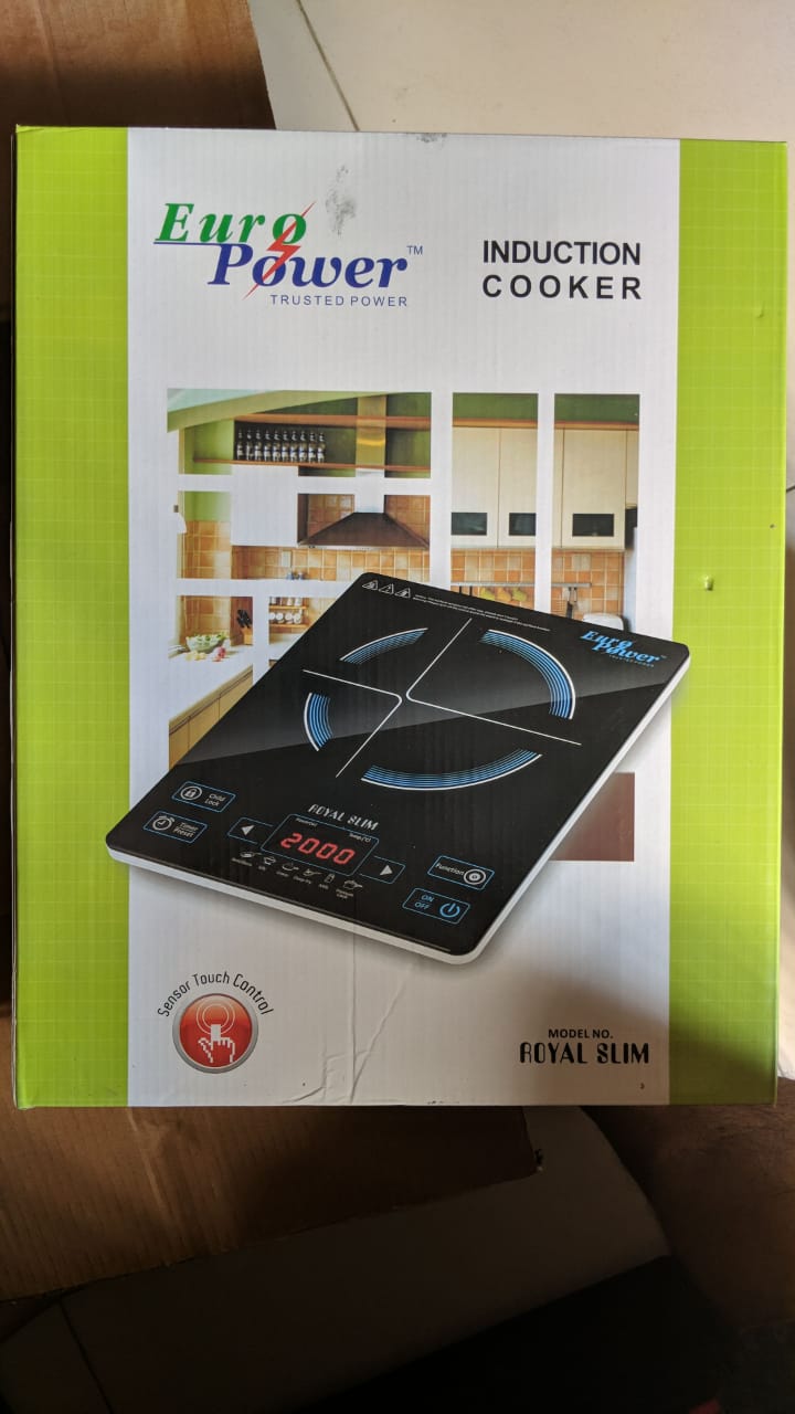 EUROPOWER ROYAL SLIM TOUCH SENSOR INDUCTION COOKER @ 70% TRs