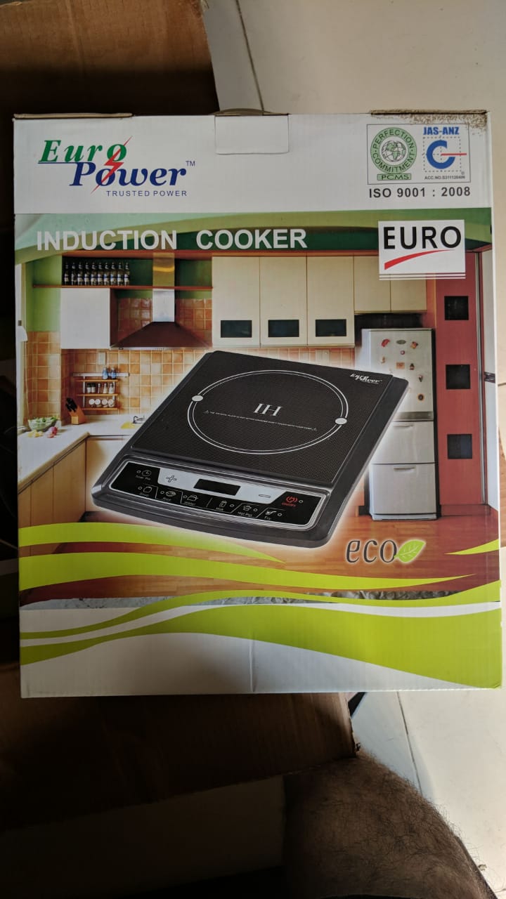 EUROPOWER ROYAL SLIM TOUCH SENSOR INDUCTION COOKER @ 70% TRs 