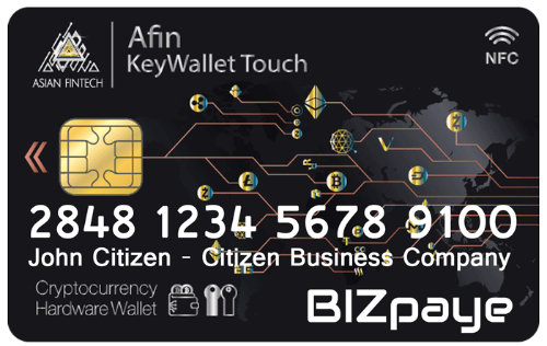 Afin Key Wallet Card