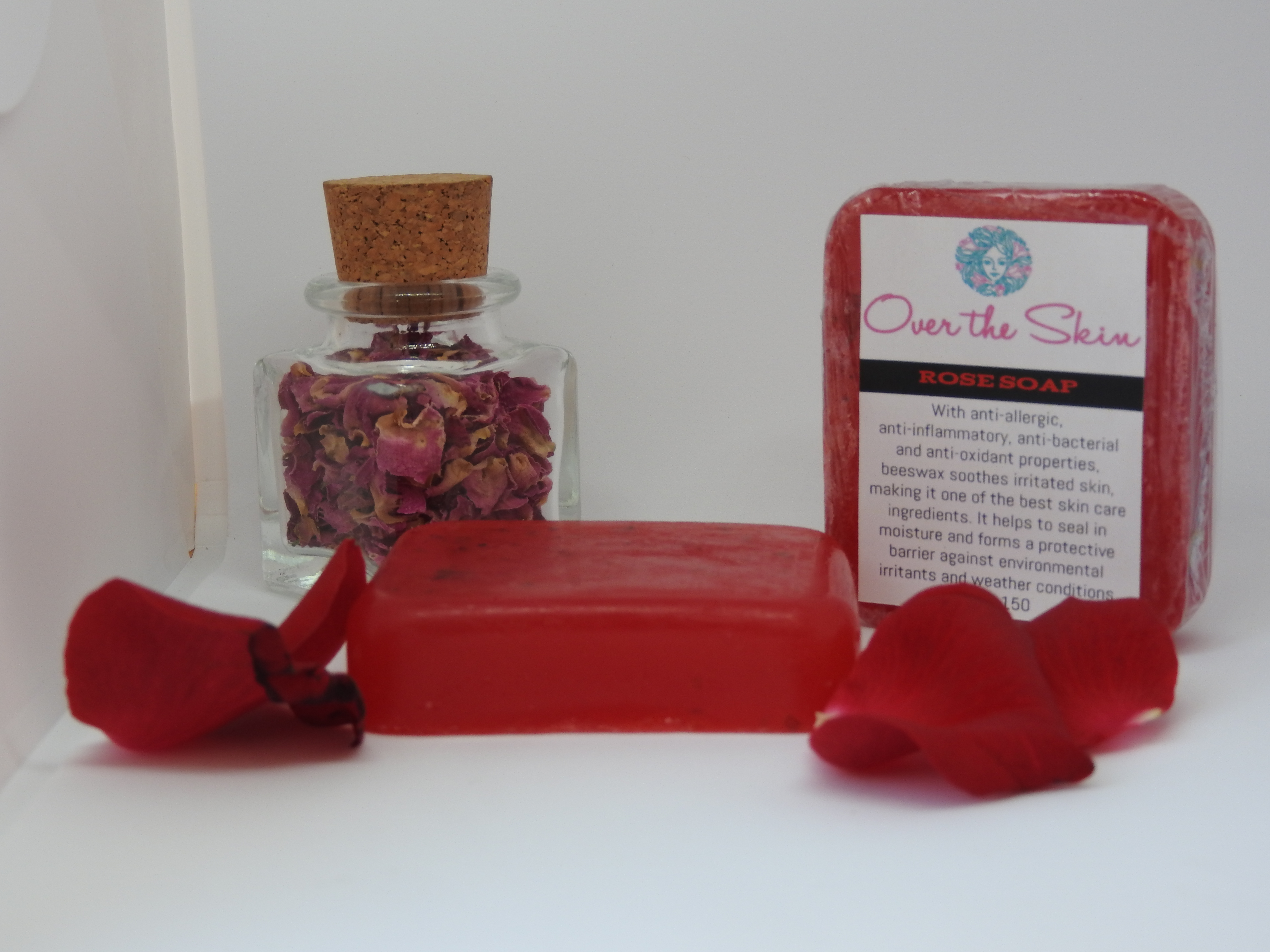 Organic Handmade Rose Soap 100 G - 50% TRS