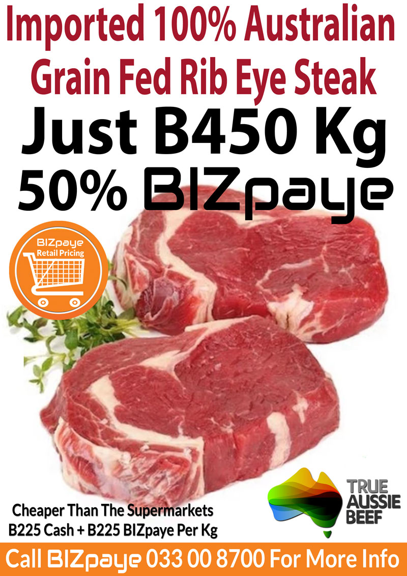 AUSTRALIAN GRAIN FED RIG EYE STEAK