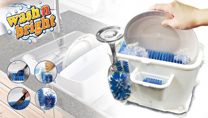 Wash-N-Bright Easy Wash Dishwasher Kitchen Tool
