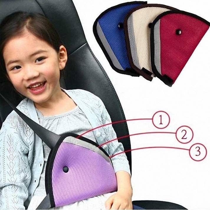 Adjustable child safety belt 