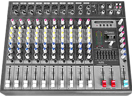 PROFESSIONAL 12 CHANNEL MIXING DESK & AMPLIFIER