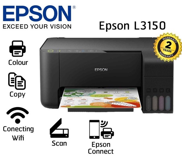 Epson EcoTank L3150 Wi-Fi All-in-One Ink Tank Printer - 50% BIZpaye