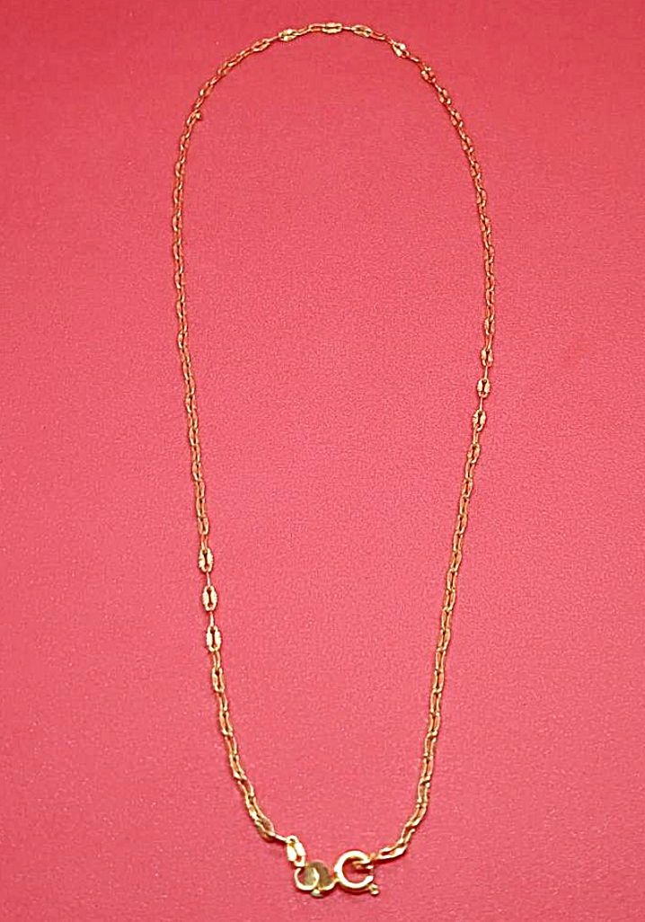 สร้อยคอหุ้มนาคแท้ 24 เค งานนำเข้า