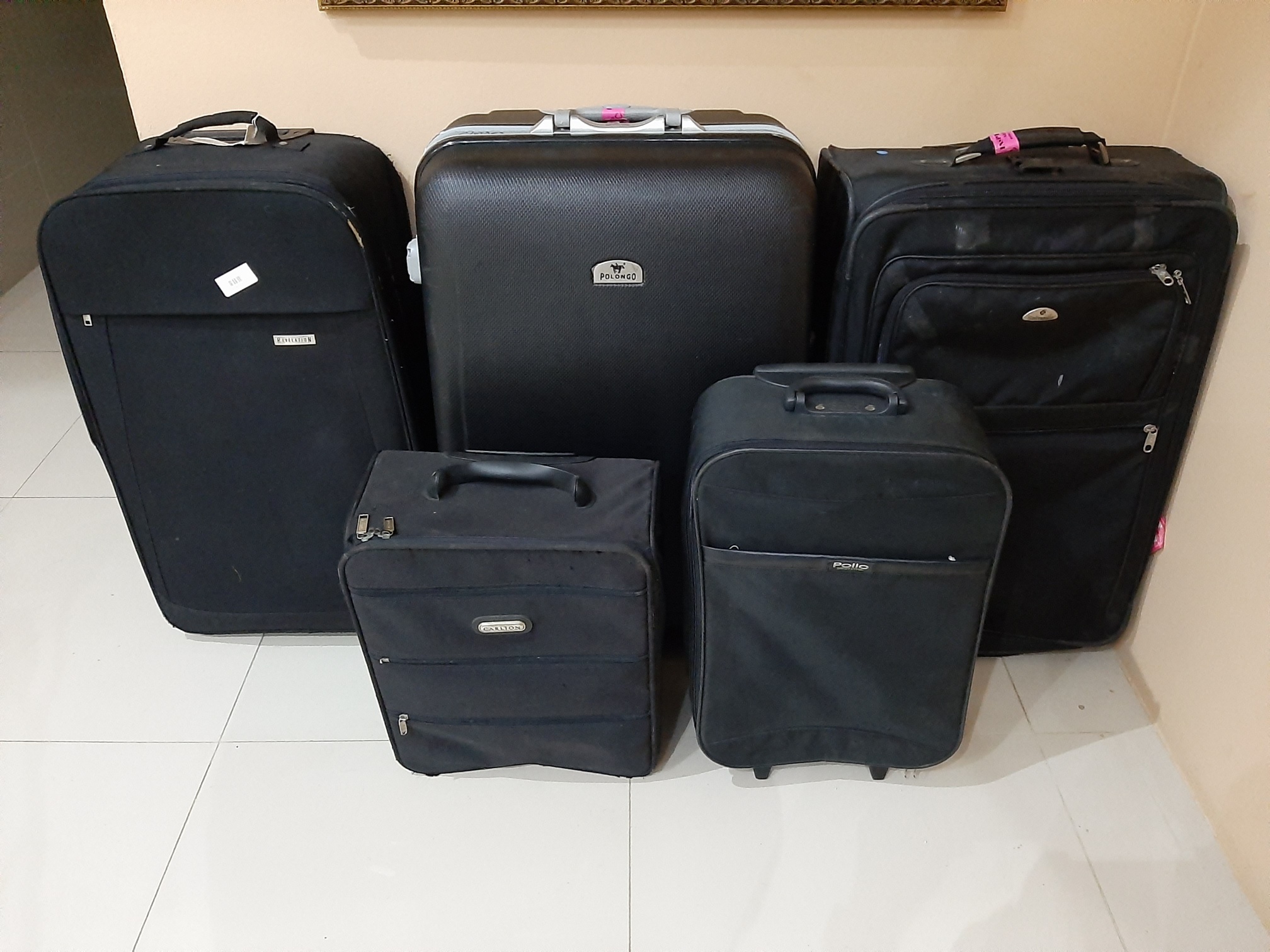 5 Piece Luggage set Large and Small Pieces for Check-in or Carry-on ขายเหมากระเป๋าเดินทางมือ2
