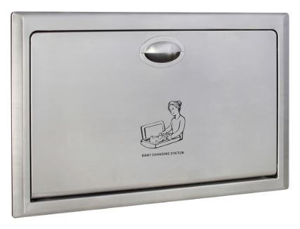 Recessed Stainless Steel Baby Changing Station + 50% BIZPAYE
