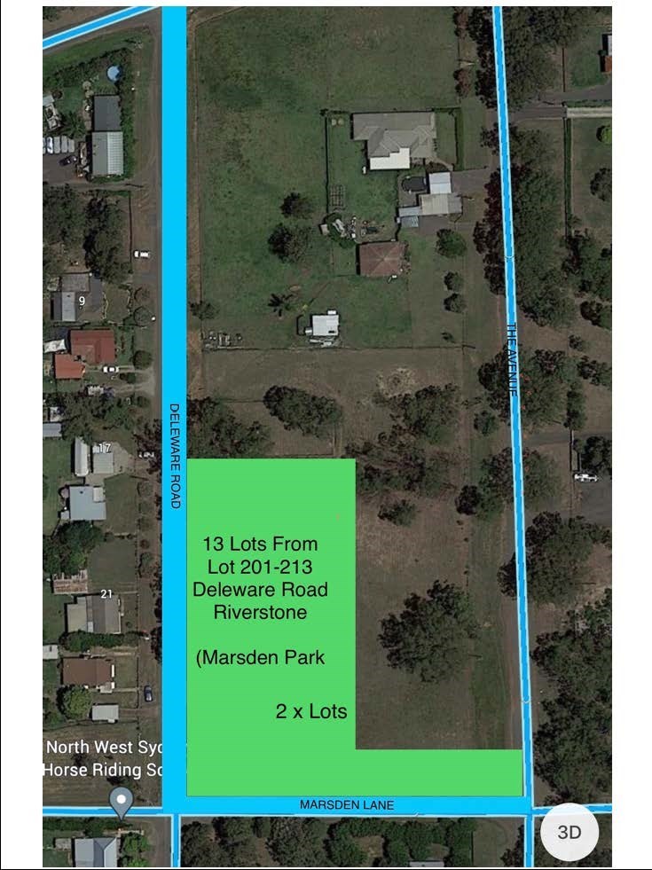 20% BARTER - GREAT LAND OPPORTUNITY ON SYDNEY'S OUTSKIRTS - RIVERSTONE