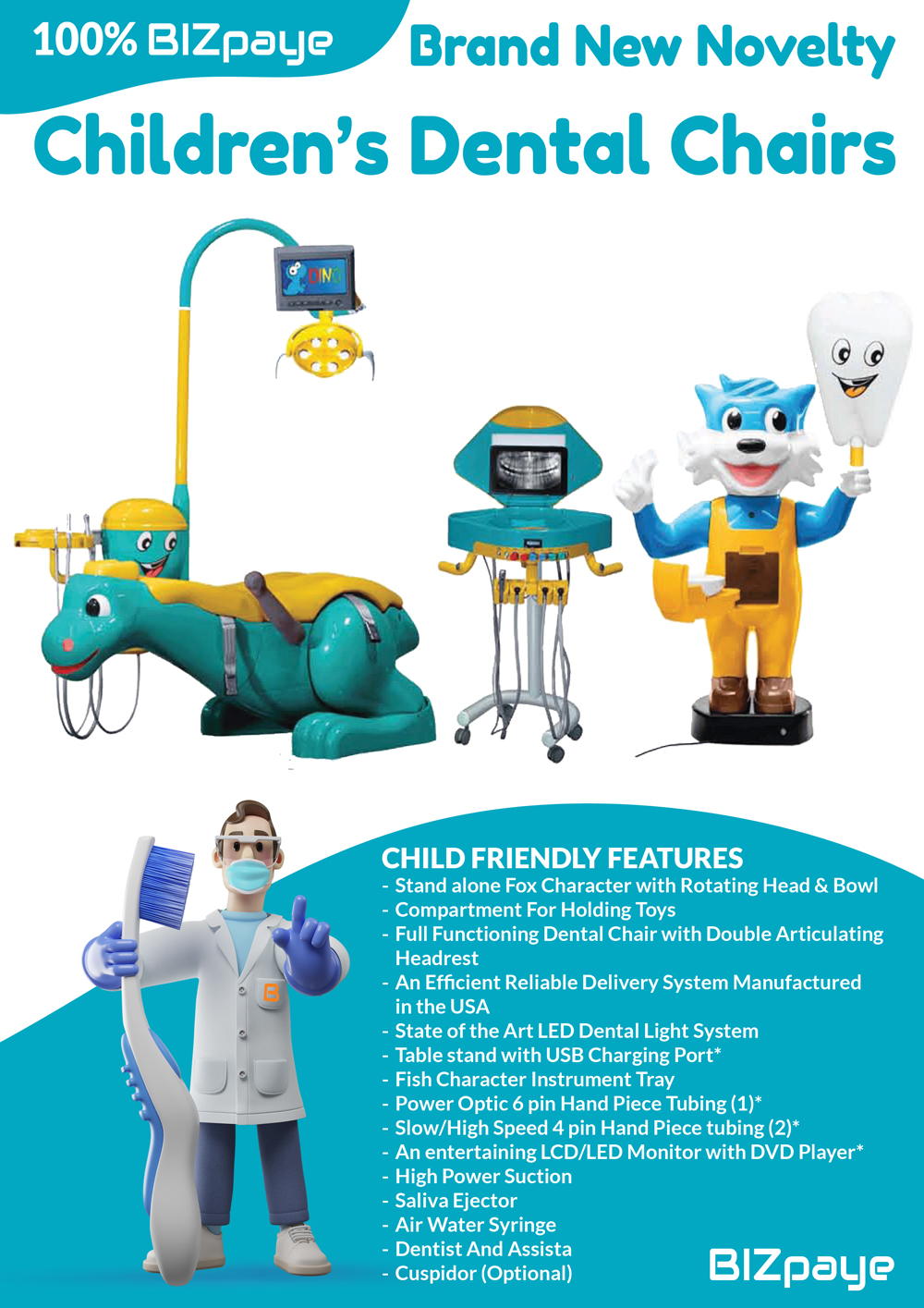 Children's Dental Chair Sets